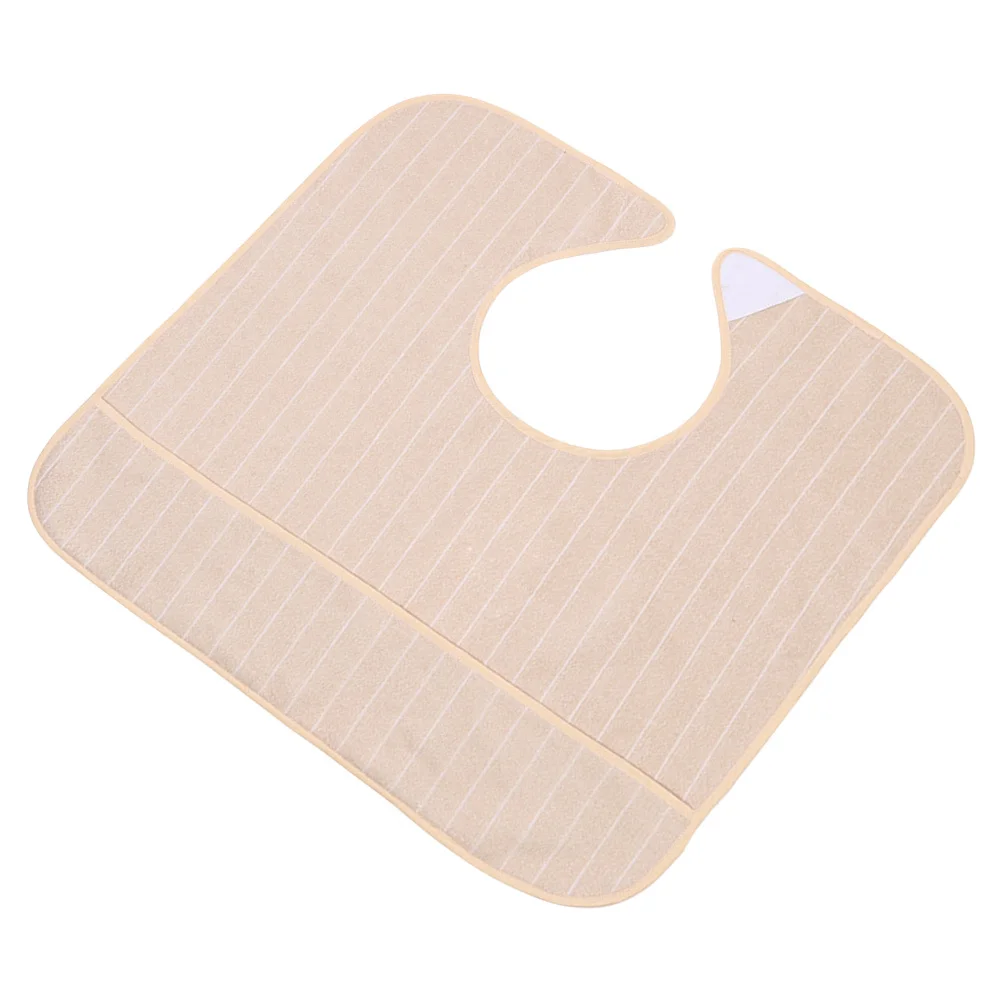 대형 방수 방유 재사용 가능한 성인용 턱받이 노인 식사용 의류 보호대 세탁 가능 식사용 앞치마 노인 남성 여성용