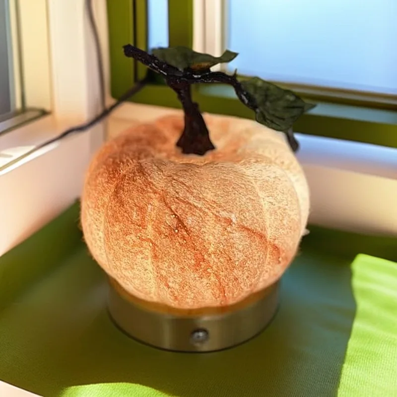 Desk Lamp Pumpkin Shape Touch Charging Bedroom Desk Atmosphere Light Low Voltage Creative Night Light