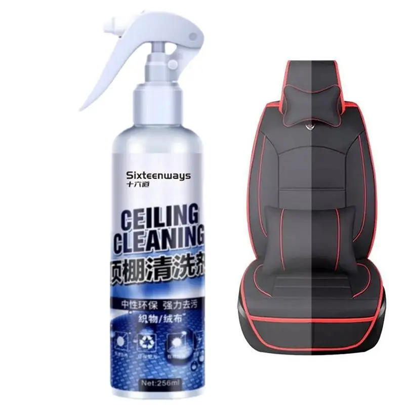 256ml Foamy Car Interior Leather Wash Multi-Purpose Cleaner Tools Car Restorer Strong Decontamination Sofas Kitchen Car Wash