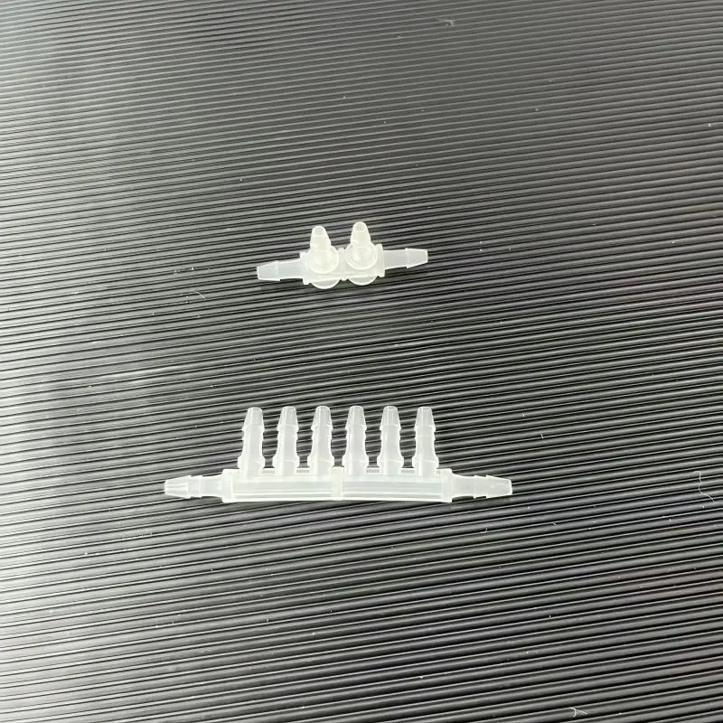 6PC Inkjet Printers White Ink Circulation Connector Set 2/6-Way Hose DTF Printer Spare Parts Ink Tube Pipi Connector for Printer