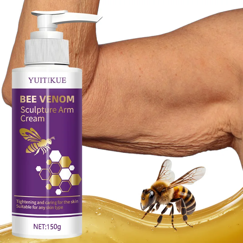 YUlTlKUE Bee Venom Sculpture Arm Cream Tightening Body Skin Care Firming Arm Lotion For All Skin Types 150g