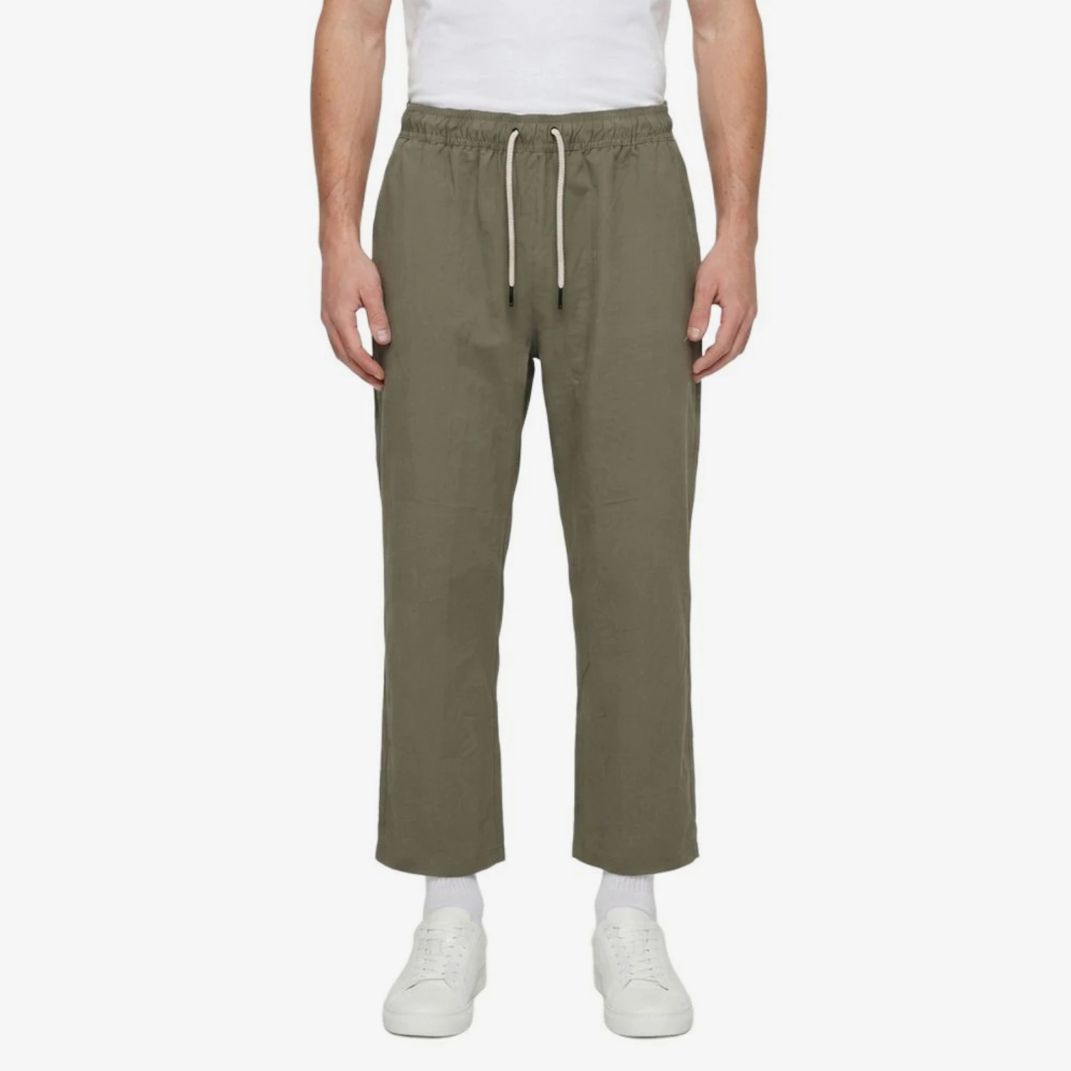 Nike genuine men's lace up comfortable sports mid waist casual cropped pants IM5906-222