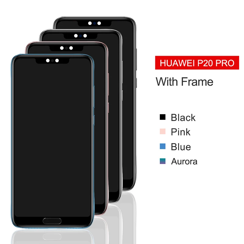 Pantalla AMOLED de 6,1 pulgadas para Huawei P20 Pro, montaje de digitalizador con pantalla táctil LCD para Huawei P20 Pro, piezas de reparación de