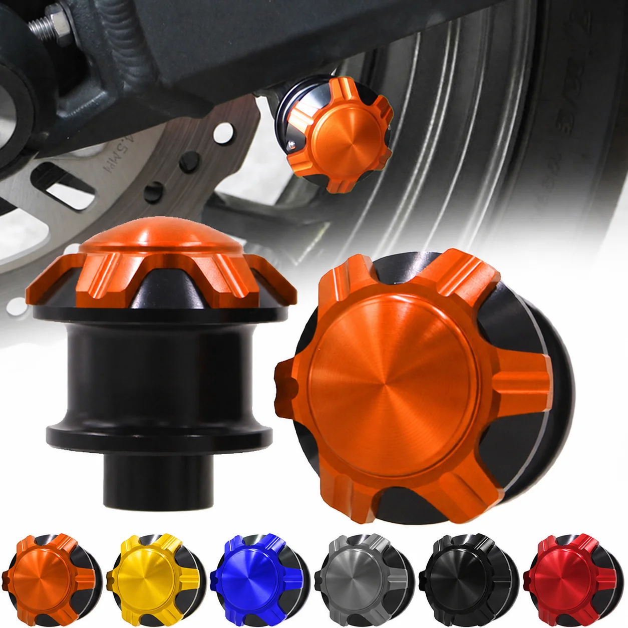 Motorcycle Accessories Stand Screw Swingarm Spool Slider For KTM DUKE390 DUKE200 DUKE125 RC390 DUKE790 DUKE 890 ADV