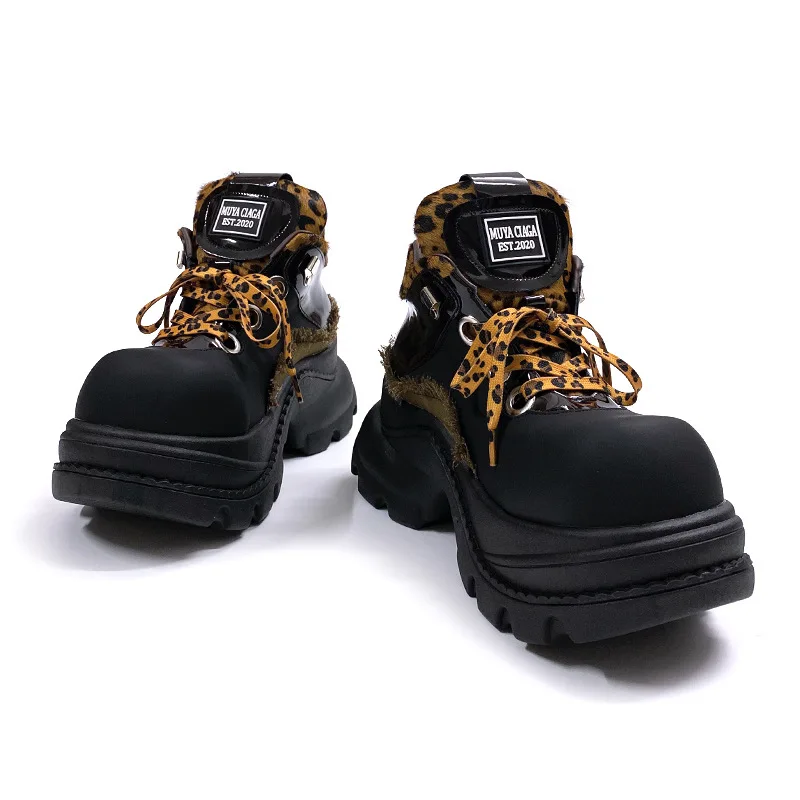2026 New Daddy Shoes Platform Women's Personality Casual Sneakers Rubber Boots For Women