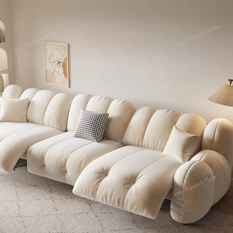 

Cream Wind Electric Sofa Comfortable Adult Decor Unusual Romantic Luxury Sofas Decor Aesthetics Hallway Muebles Home Furniture
