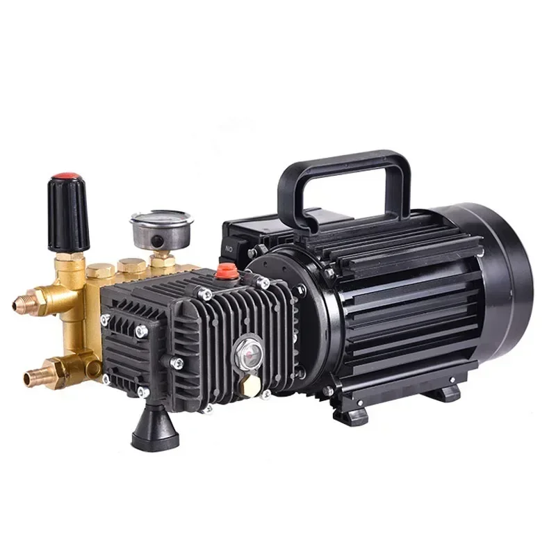 QL-390 brass plated triplex plunger pump househol washing machine high pressure washer car wash 1.6-1.8KW 80-100bar 10LPM