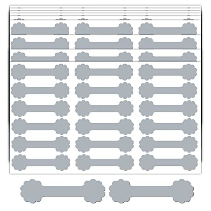 

Jewelry Price Tags Silver Blank Price and Indentification Label0.47X1.73 ih Merchandise Price Labels 1000Pcs