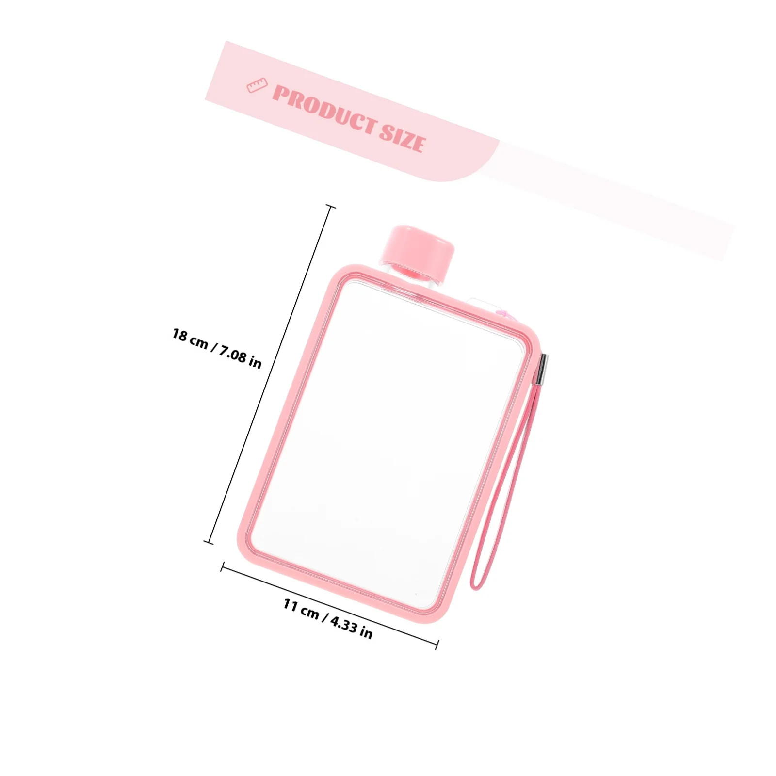 زجاجة مياه مسطحة محمولة، زجاجة رياضية احترافية مدمجة، متعددة الوظائف، ملحقات اللياقة البدنية، الجري والركض في الهواء الطلق