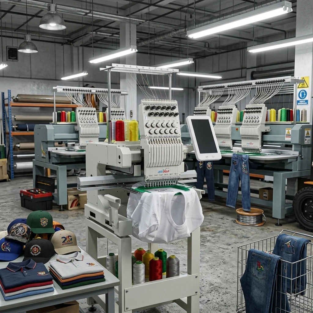 REVHON Technological Edge Advanced Single-Head Cap Embroidery Machine-1200 RPM Automatic Computerized New Gear Bearing Core
