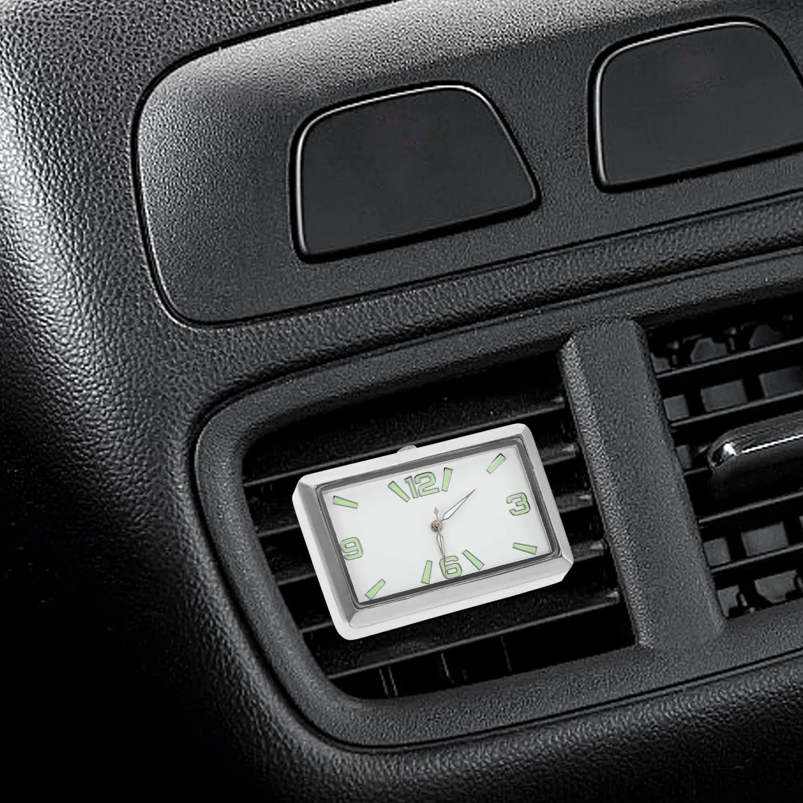 Auto Car Luminous Dashboard Clock Stick on Mini Quartz Movement Car Clock for Interior Nighttime Driving Display