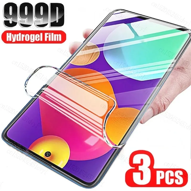 3Pcs Hydrogel Film For OPPO K12x 5G PJT110 K12x 5G CPH2667 A3x 5G CPH2681 A3 Energy Edition Reno12 F A3 Pro Screen Protector