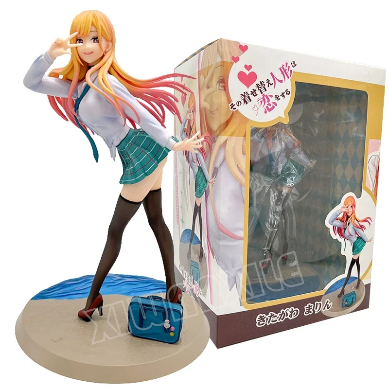 ASEDRFY Figura De Acción De Anime Kitagawa Marin – Edición Limitada De 28 Cm, Traje De Baño Desmontable, Modelo De PVC Ultra Detallado Para Coleccionistas Y Decoración