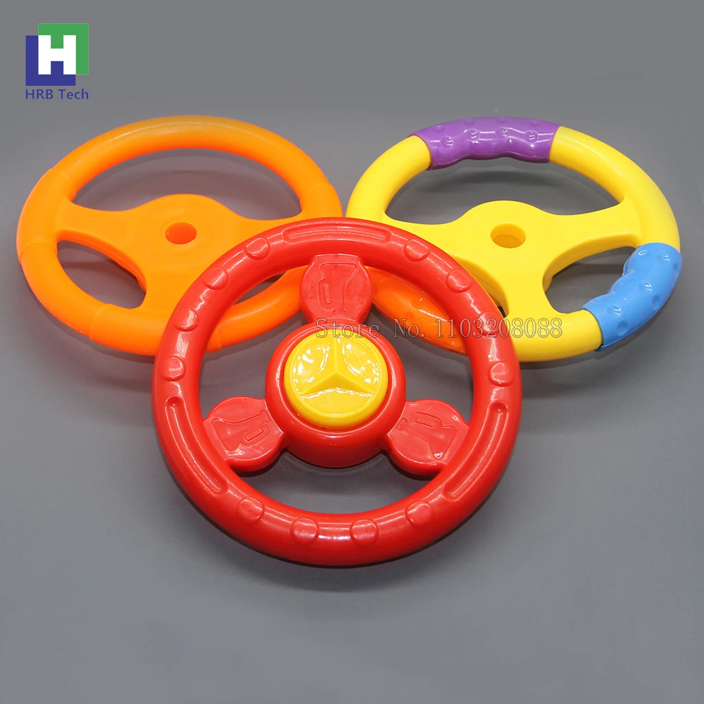 Racing Plastic Steering Wheel With Screw Shaft For Children's Swing Machine Kiddie Rides Coin Arcade Car Game Console Parts