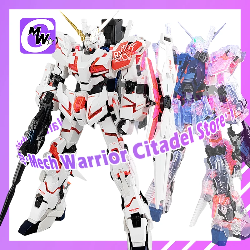 

Fang Dajing Единорог RX-0 1/72 Bai Jiao Shou поставляется со специальной прозрачной люминесцентной броней сборной модели игрушки