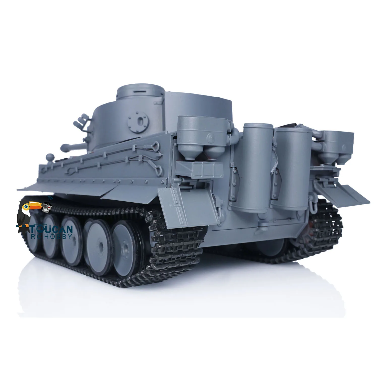 Mato Metall RTR RC Panzer Maßstab 1:16 Grauer deutscher Tiger I Ferngesteuerter Panzer Infrarotversion 1220 4CH 2,4 GHz RC Modell RC Panzer