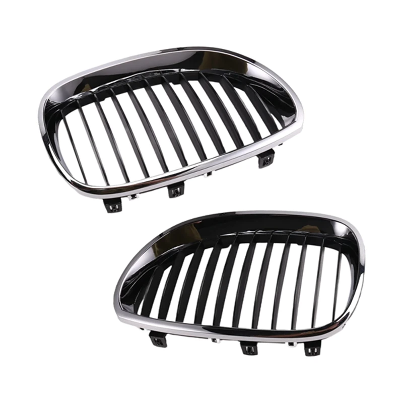

Front Grille Radiator Grill Kidney Bumper Grille 51137027061 51137027062 For Bmw 5 Series E60 E61 Air Intake Grille