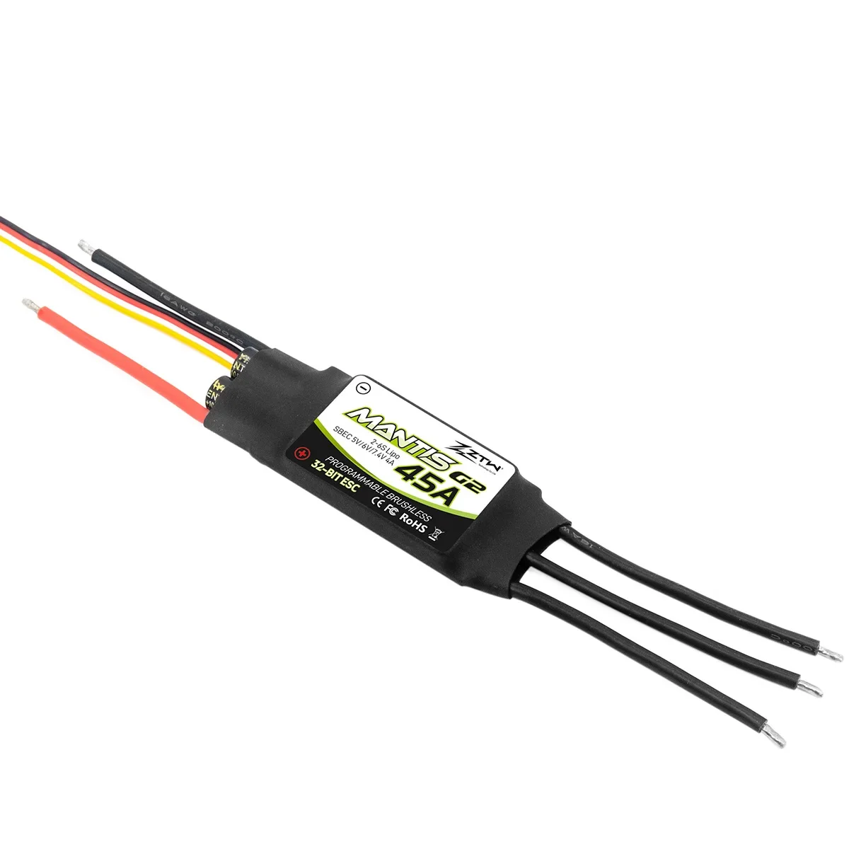 ZTW Mantis 45A G2 2-6S Ducted Fixed Wing Brushless ESC