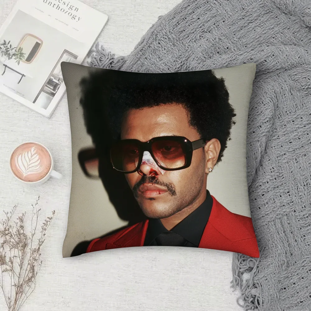 

Singer The W-Weekend Pillow Case Square Double-Sided Printing Short Plush Sofa Cushion Cover Bedroom Pillow