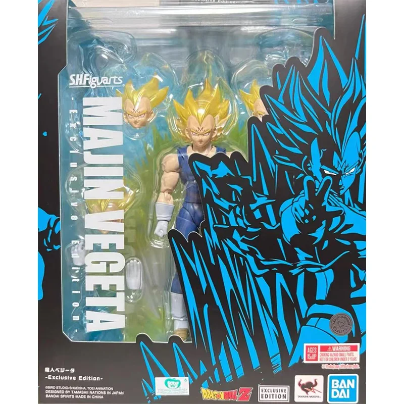 

Original Bandai S.H.Figuarts Majin Vegeta SDCC 2023 Exclusive Edition In Stock Anime Action Collection Figures Mode Toys