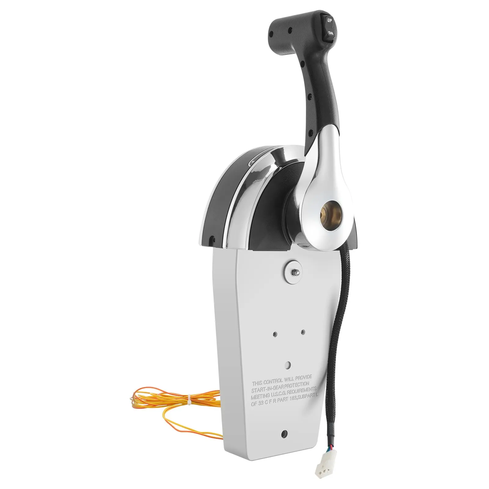 

Boat Throttle Control, 8M0059686 Top-Mounted Outboard Remote Control Box For Mercury PT 2-Stroke, Marine Throttle Control Gear