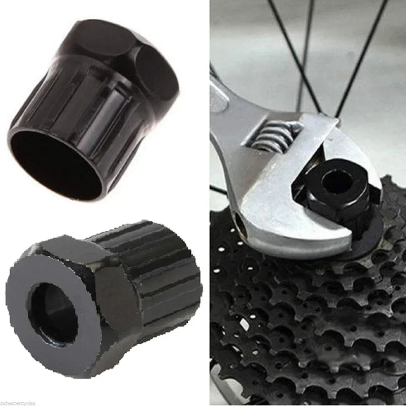 Bike Rear Cassette Cog Remover Bicycle Repair Tool Freewheel Socket Black Tool Carbon Steel Bicycle Accessories 12Teeth