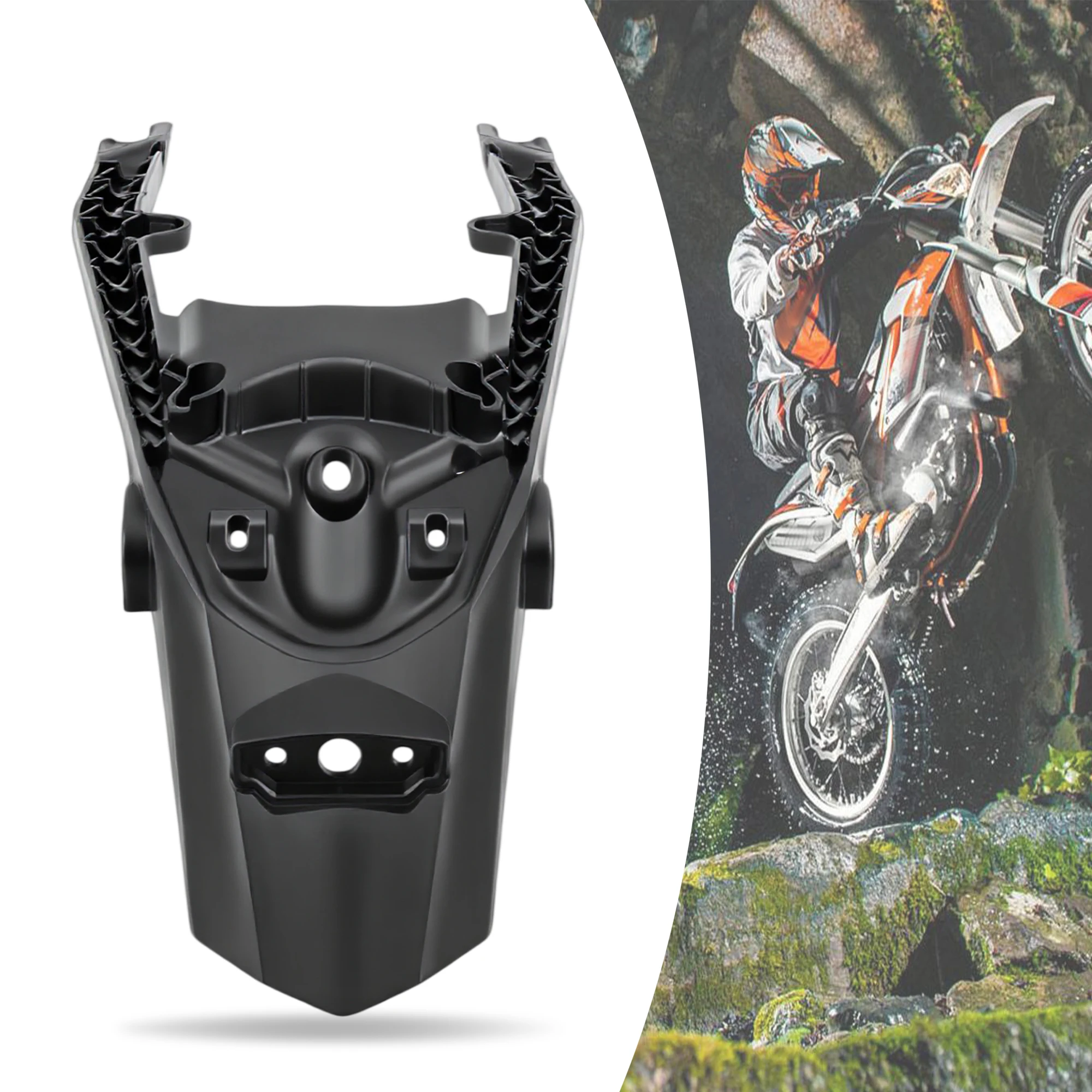 Motocross Rear Fender With Rear lamp hole For KTM SXF EXC XCW XCF 150 530 2020 2021 2022 Dirt Bike Modified Accessories view 6