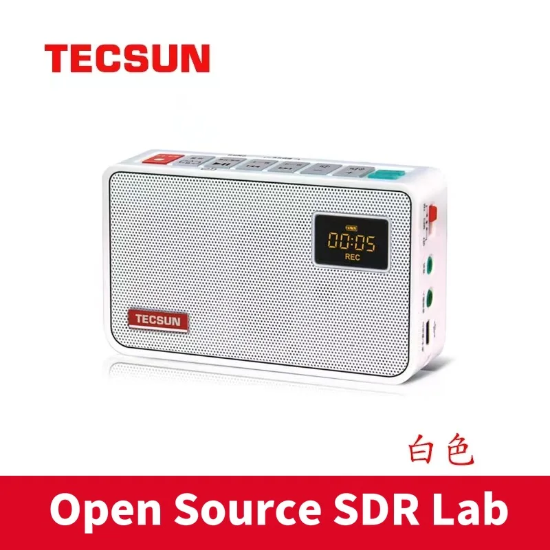 TECSUN ICR-100 TF Card Fm Radio Mini-loudspeaker Recorder MP3 Player Radio FM 76-108 With 16G Max Memory TF Card Fm Radio