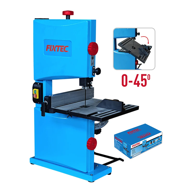 FIXTEC 220-240V Wood Cutting Band Saw 9 Inch Benchtop Band Saw for Wood Workshop