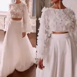 Luxury Wedding Shawl Bridal Bolero Appliques Sequins Long Sleeve Bridal Wraps Wedding Jacket Wedding Accessories Customized