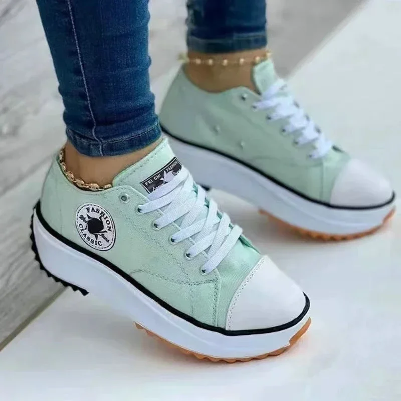 Women sneakers allstar shoes New Fashion Summer Women Casual Shoes Footwear Plus Size Sneakers For Female Lace up Tennis Shoes