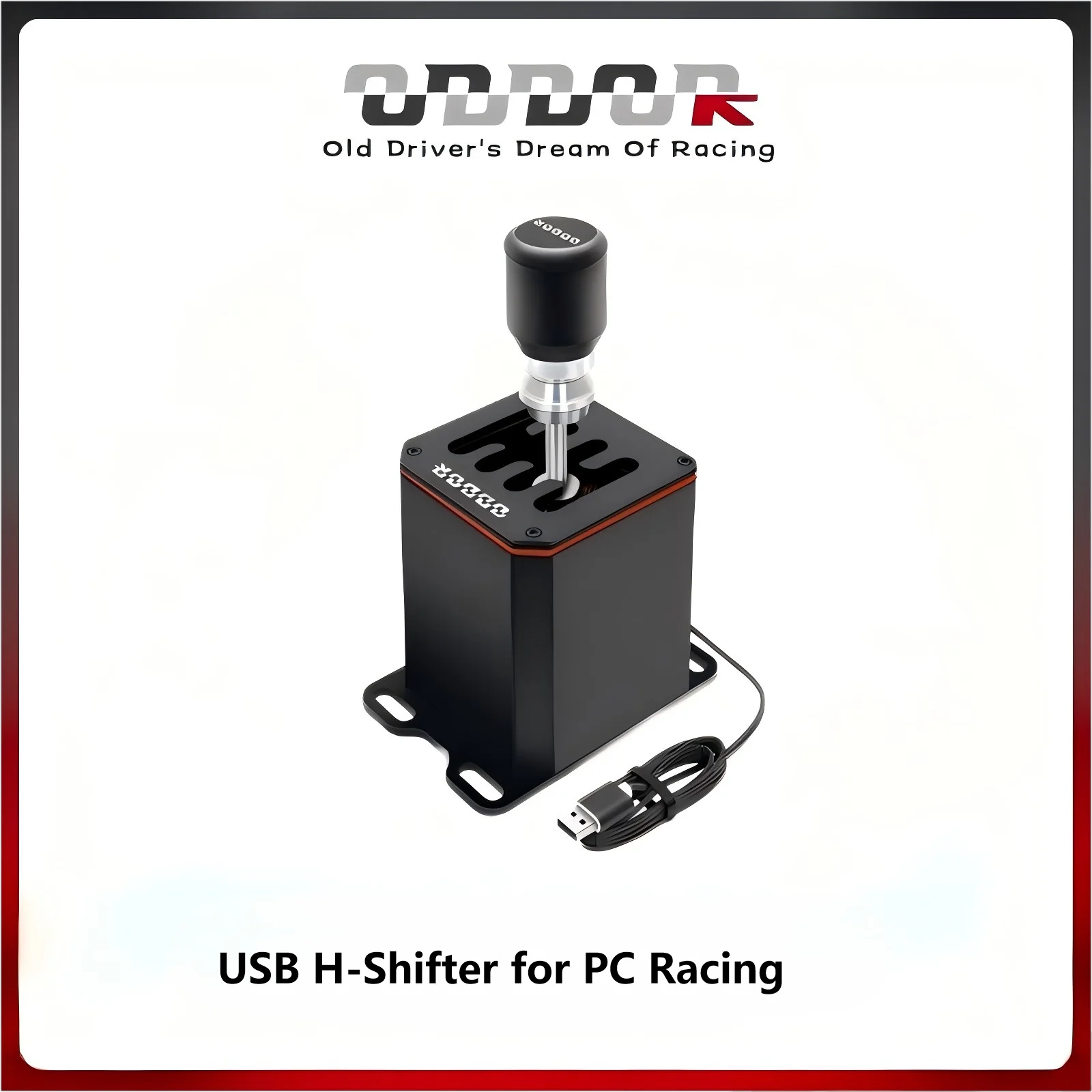 

ODDOR PC USB H-Pattern Shifter-Compatible with Logitech , MOZA , Thrustmaster - Euro Truck Simulator 2 & DiRT Rally Racing Gear