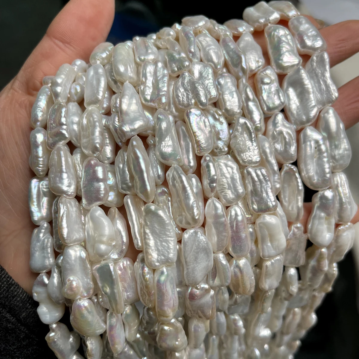 

Natural Freshwater Pipa Pearl Beads AAA White Pearl Looose Spacer Beaded for Making DIY Jewerly Necklace Bracelet Accessories