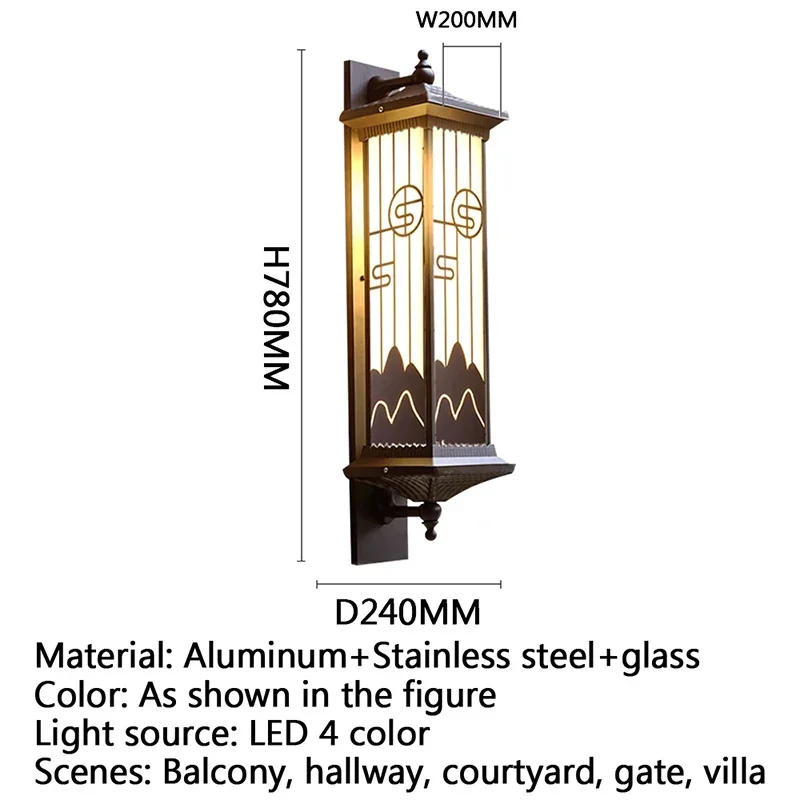 GISELLE-Lámparas de pared LED contemporáneas para exteriores, simplicidad eléctrica, impermeable, balcón, pasillo, patio, Villa, puerta, Hotel