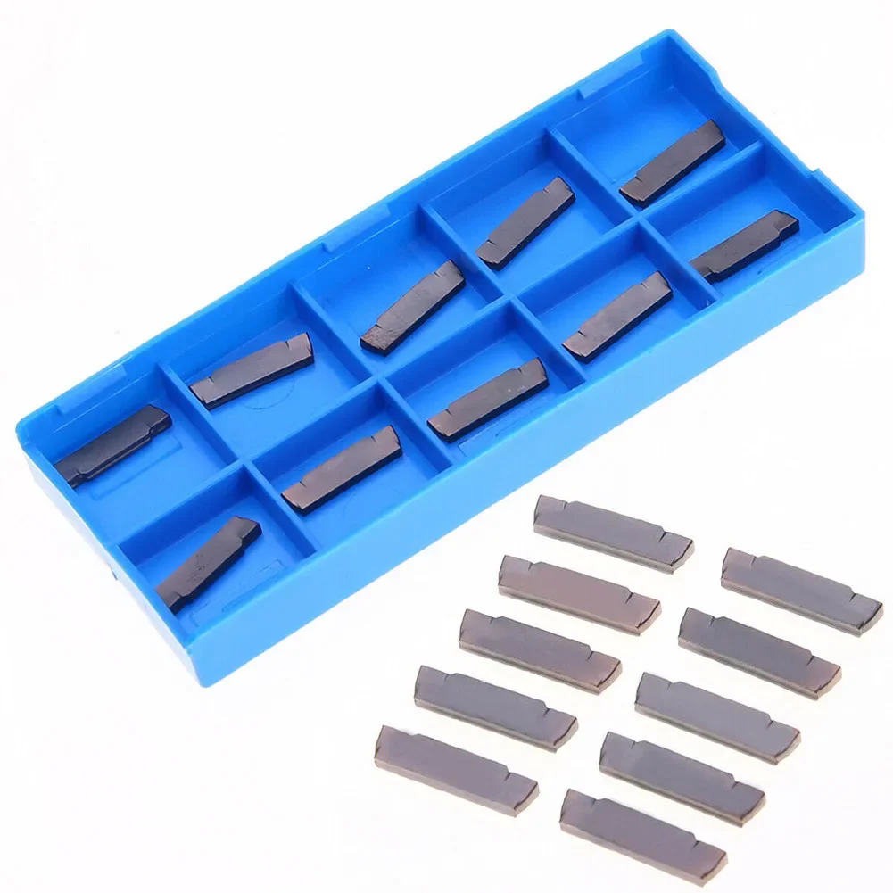 10 Pcs MGMN200-G LDA Carbide Inserts Blades 16*4*2mm Cast Iron Precision Grinding Tools For Grooving Cutting Lathe Hand Tools