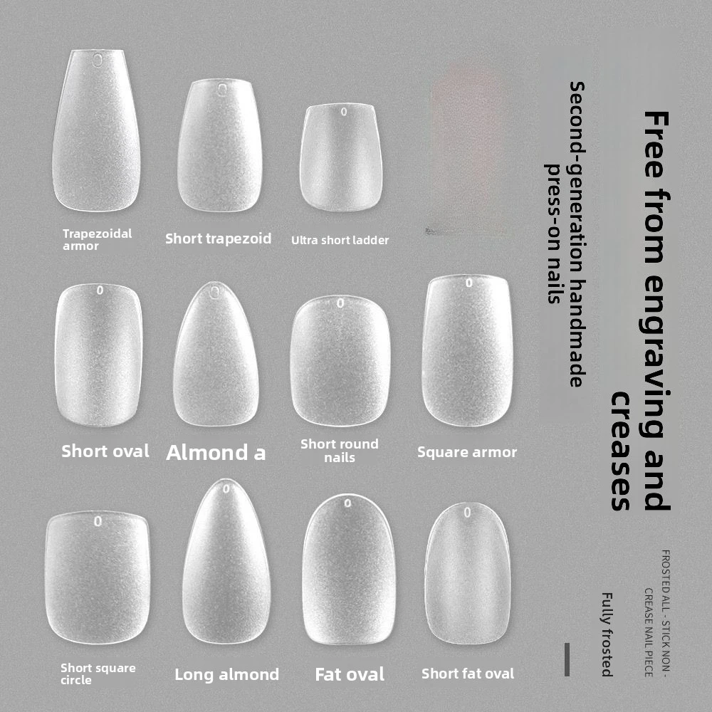 Nailpop 300pcs Pack Ultra Thin No Trace Fake Nails No Grinding Required Easy Apply Nail Art Tips