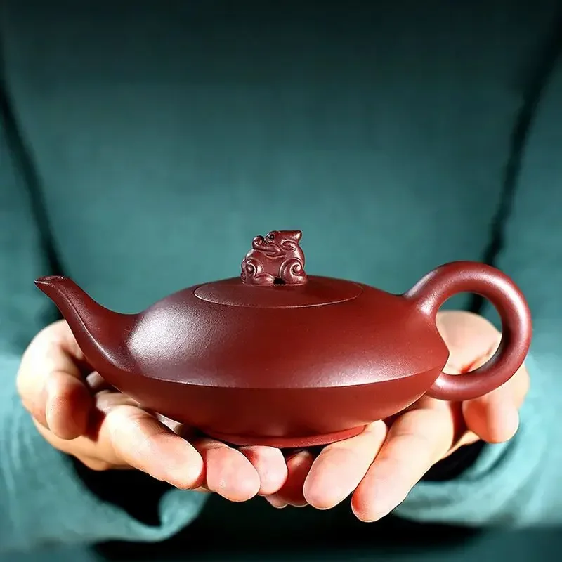 240ml Chinese Yixing Handmade Pot Kung-fu Teaware Purple Clay Drinkware Dahongpao Beauty Tea Pot