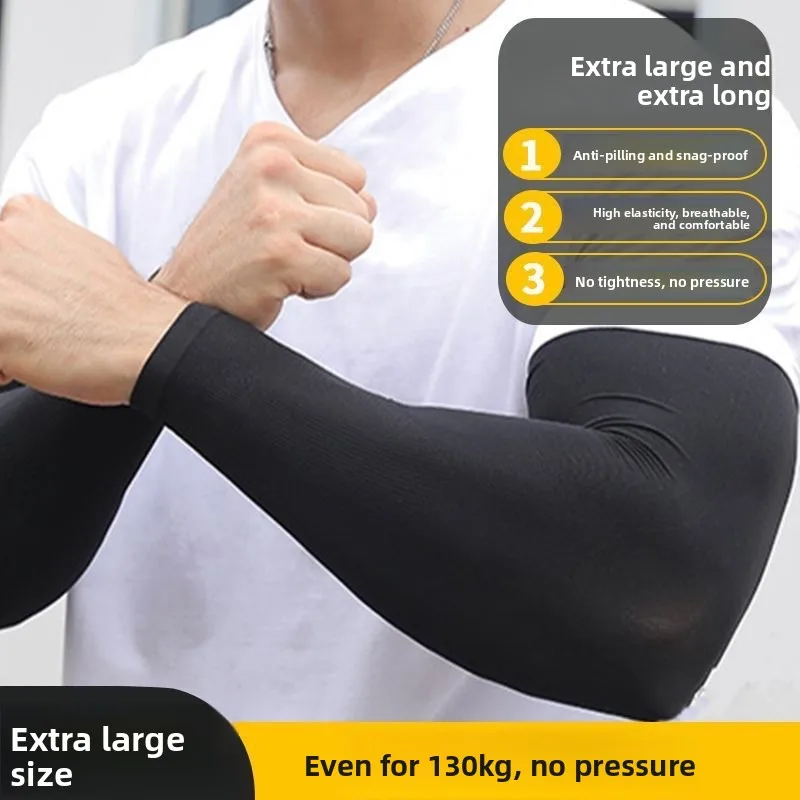 Guantes sueltos de seda de hielo para hombre y mujer, protección UV, protector solar, cico, conducción, talla ande, man...