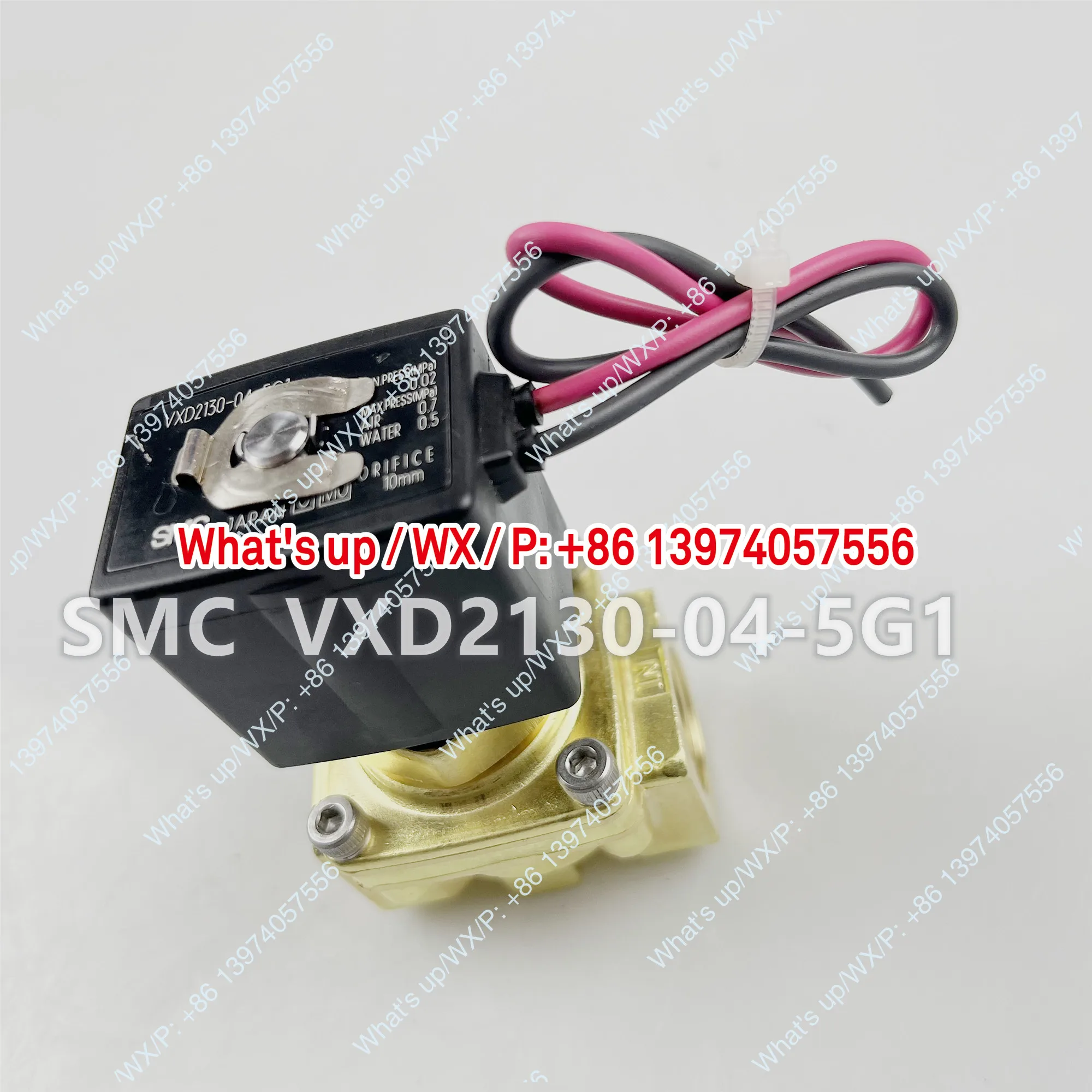 

Оригинальный электромагнитный клапан SMC VXD 2130-04-5G1 / VXD 2130-04-4G1 DC24V для воды и воздуха