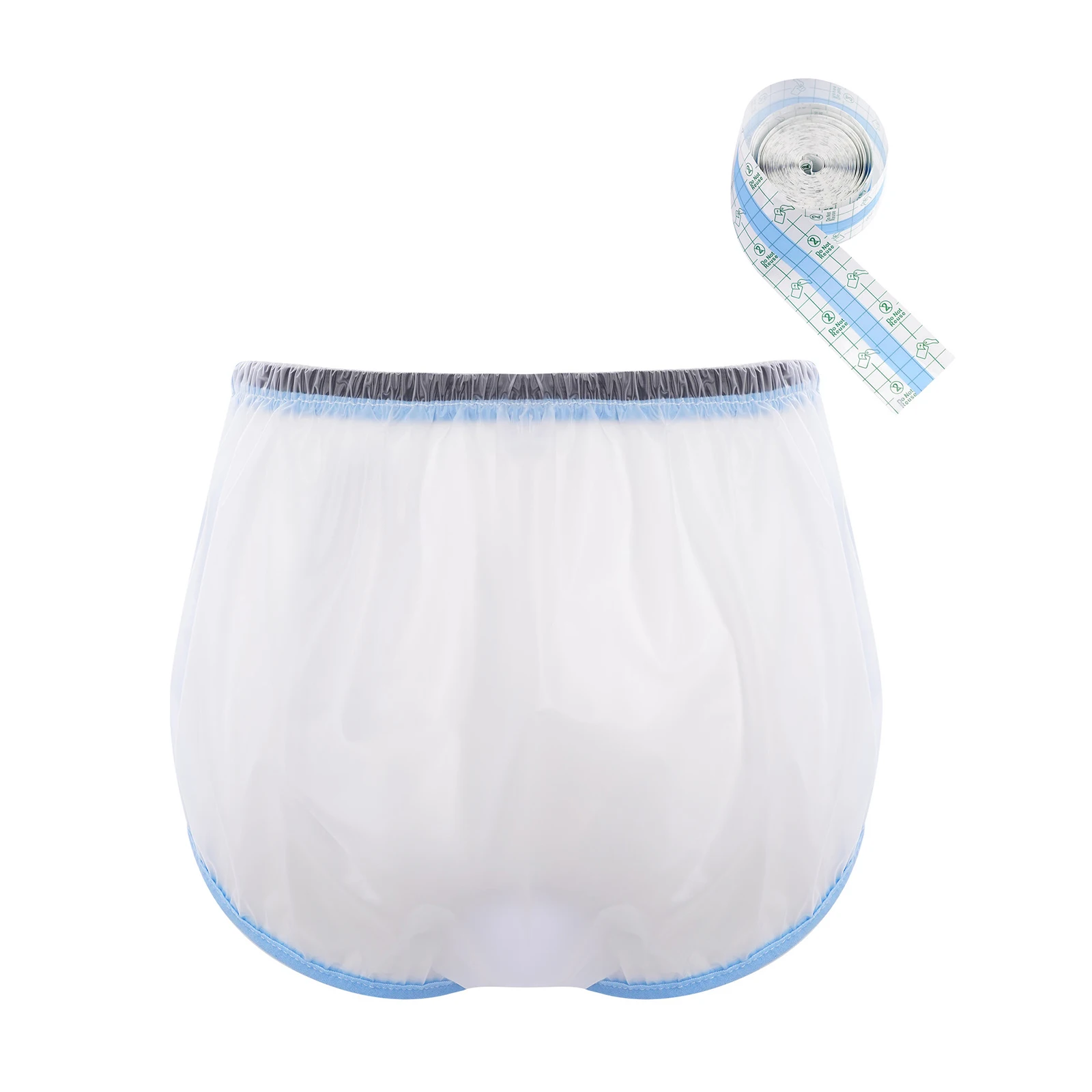 Kids Boys Circumcision Underwear Special Needs Adaptive Underpants Elastic Waistband Water-Resistant Briefs with Sticker