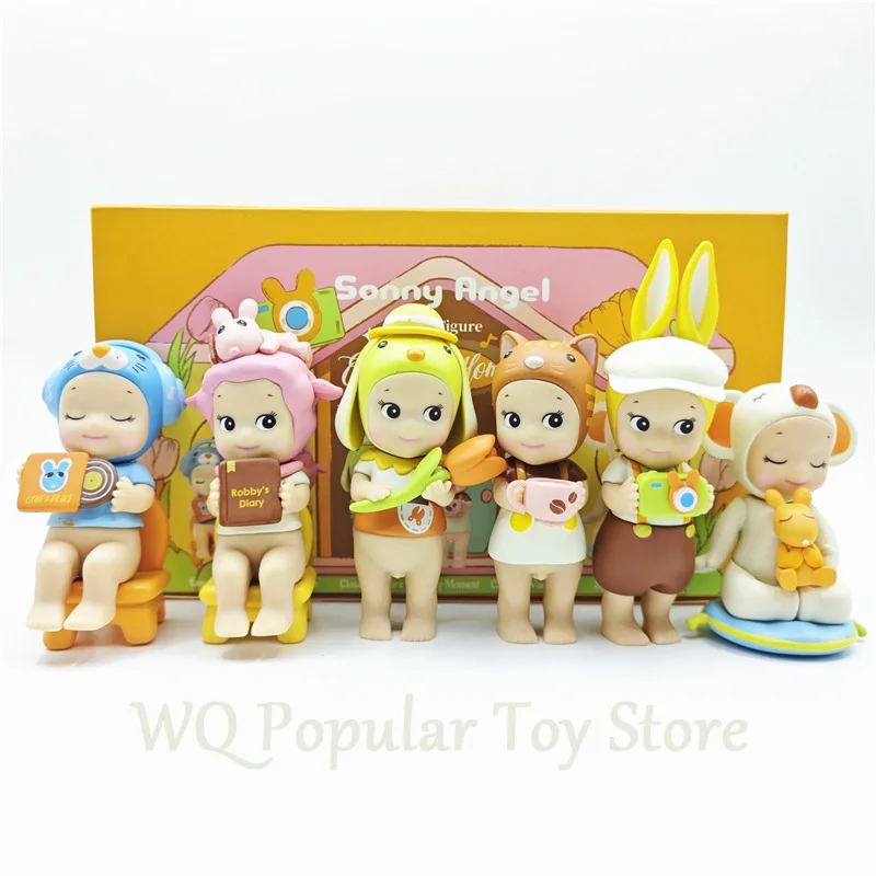 Sonny Angel Hippers Blind Box Enjoy moment Series Anime Figure Cute PVC Statue Ornament Doll Children Christma Birthday Toys