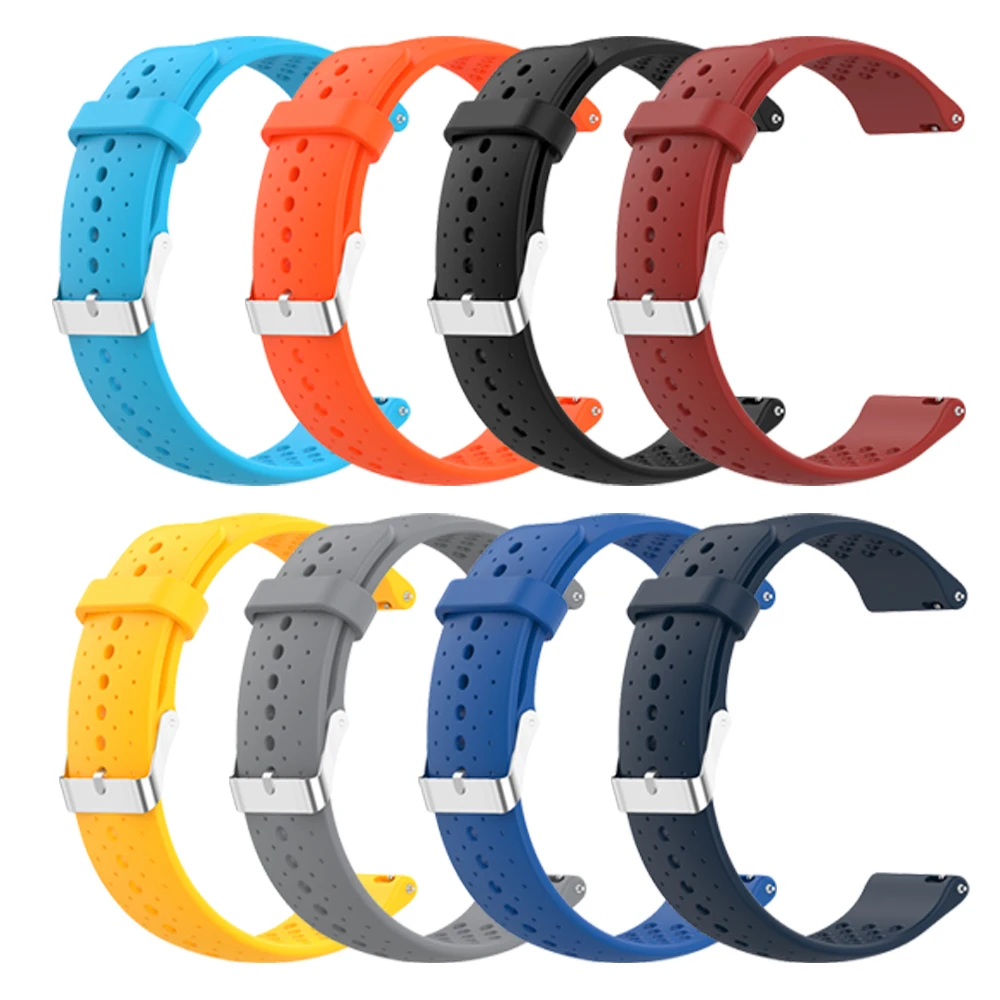 Breathable Silicone Bracelets For SUUNTO Band 9 PEAK Pro/DLC/5 PEAK/PACE/3 Fitness/VERTICAL 20mm 22mm Strap Accessorie Wristband