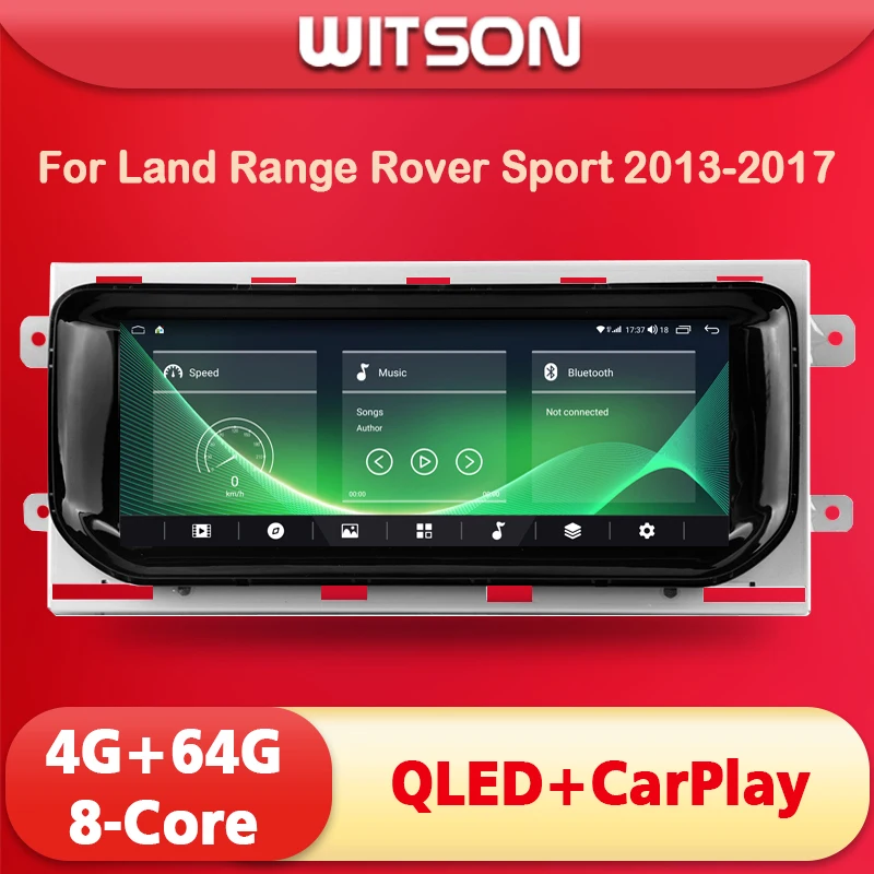 WITSON Android 14  Auto Stereo for Land Range Rover Sport Vogue Evoque 2012-2018 Carplay GPS Car Multimedia Radio Head Unit