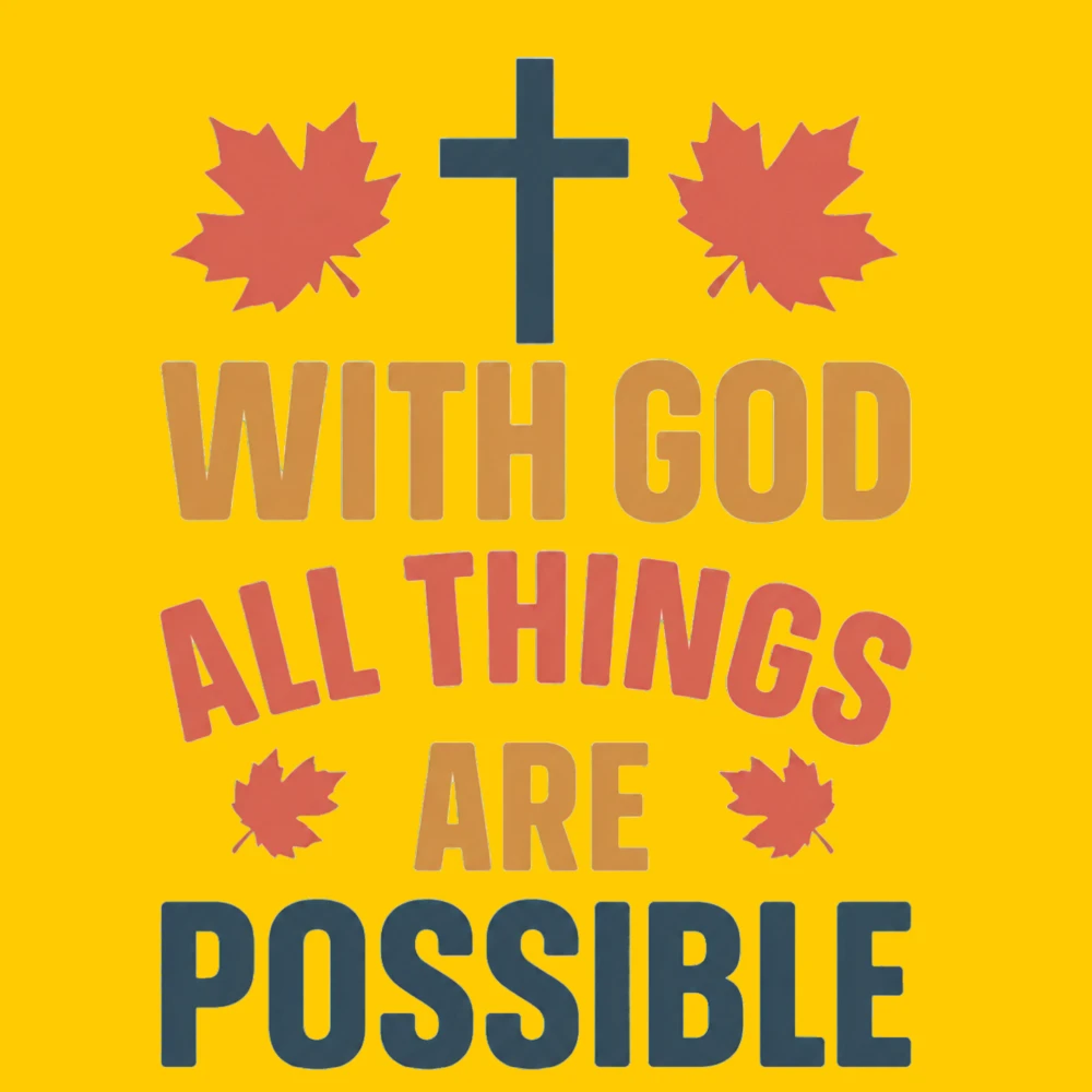Car Stickers And Decals, Vinyl Decals, With God All Things Are Possible, Automotive Decals, Funny Bumper Stickers(1pc)