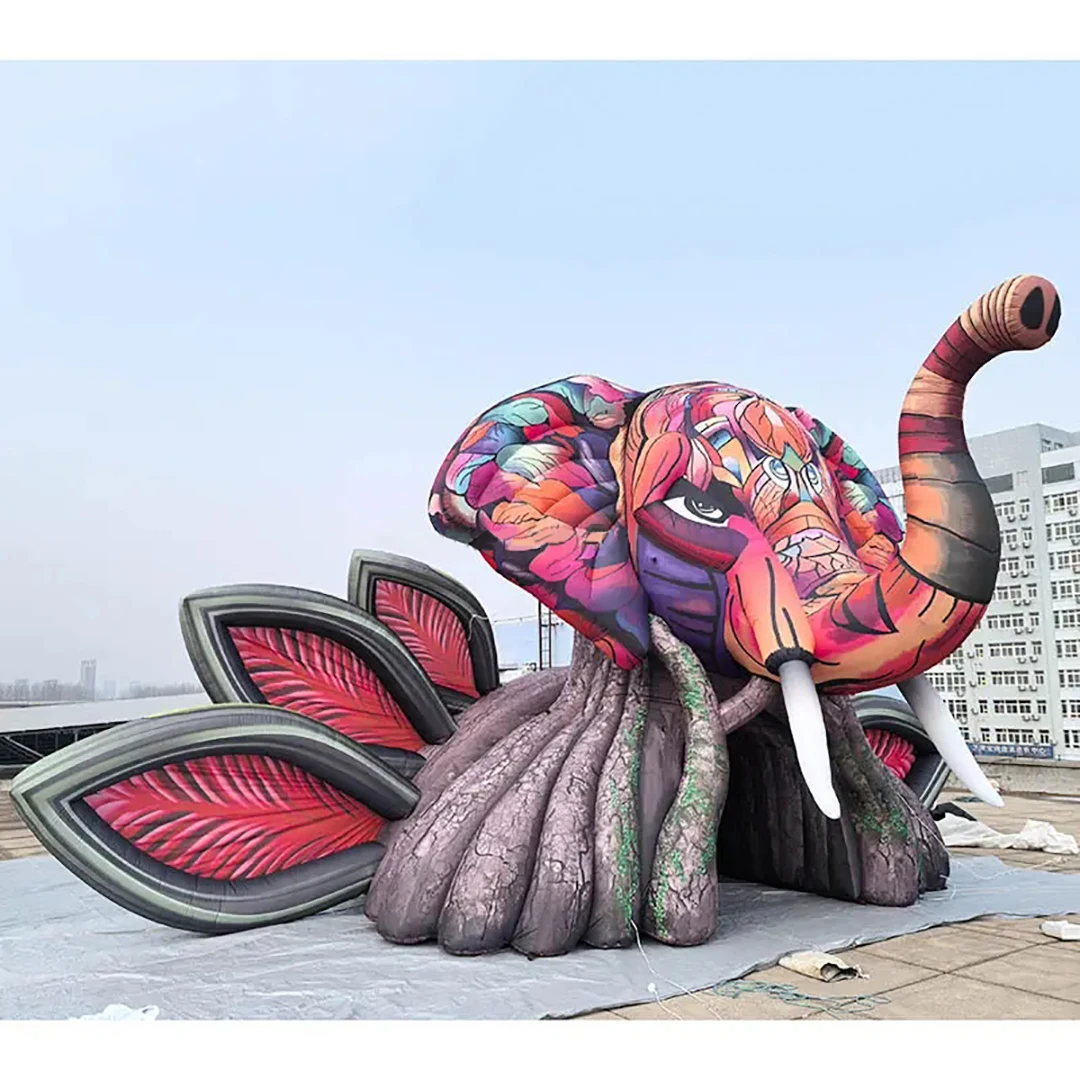 Puntelli gonfiabili giganti della decorazione della fase dell'elefante della tenda della fase dell'evento gonfiabile gigante per il bar della discoteca del partito dell'evento della musica più venduto