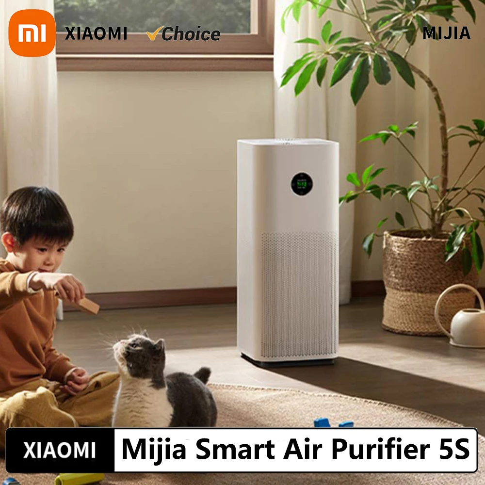 

Новый умный очиститель воздуха Xiaomi Mijia 5S, шестикратная очистка и удаление алдегида, бытовой светодиодный дисплей с низким уровнем шума, 30,4 дБ (A)