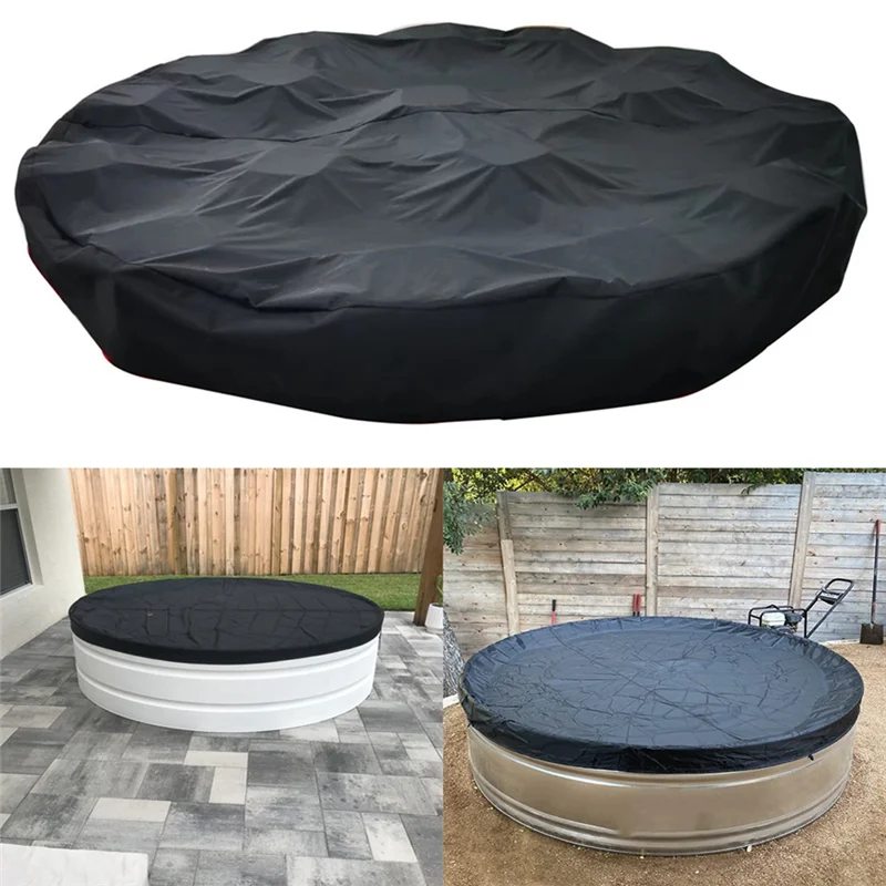 AA51 Pool Cover Above Ground Safety Swimming Pool Covers Waterproof Pool Blanket Covers For Round Inflatable Pool