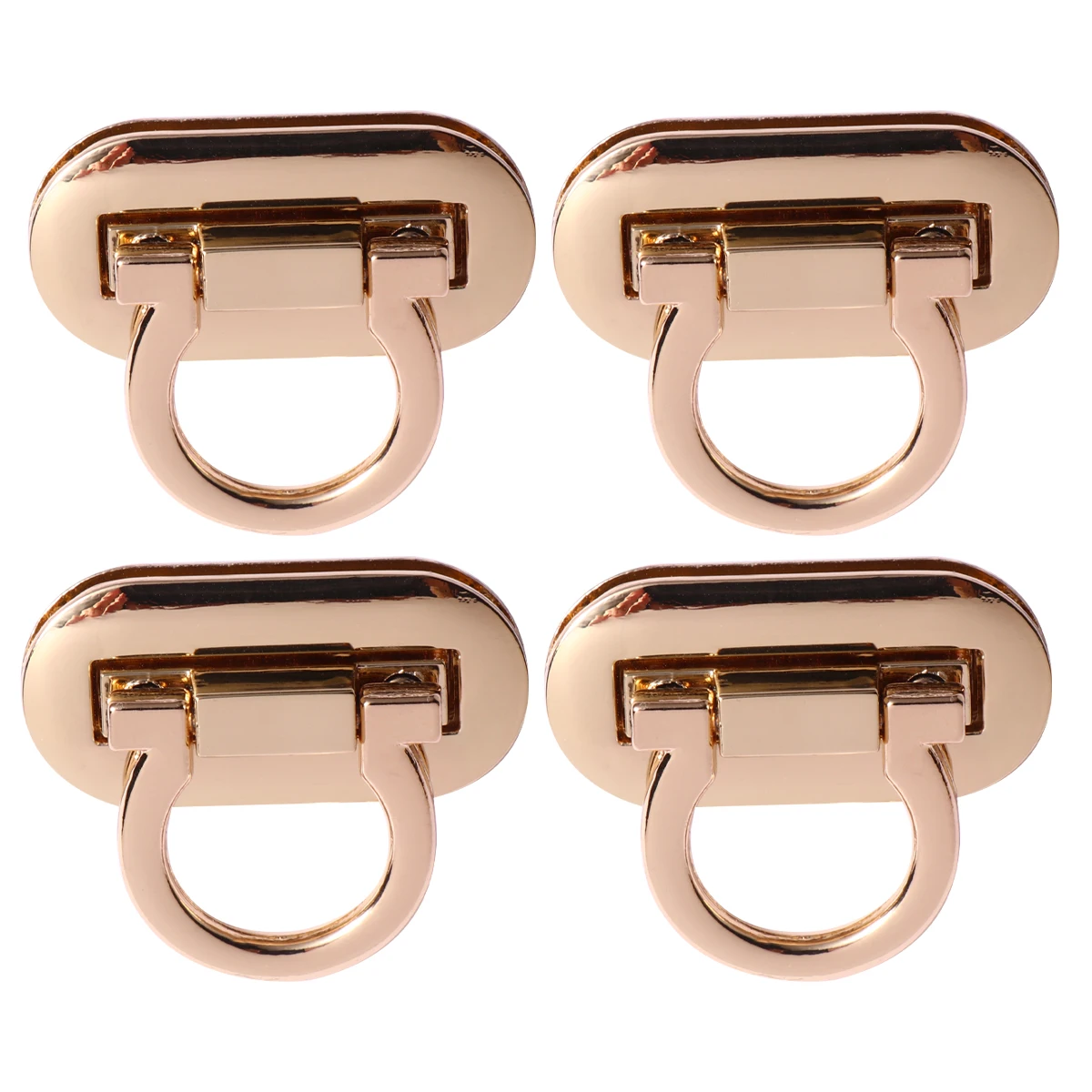 

4pcs Durable Alloy Die Casting Lock Suitcase Padlock Accessories Black Lightweight Easy Install Replacement Gift For Diy Lovers