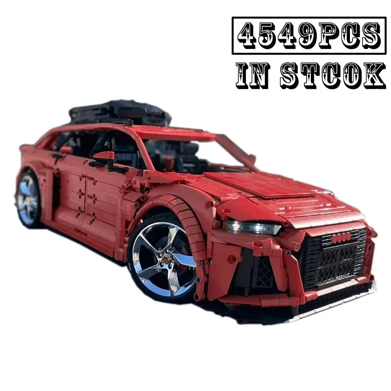 

New MOC-150275 Avant RS6 super sports car Model Buiding Kit Creators Block Bricks DIY Toys for Kids Birthday Gifts Boys Set