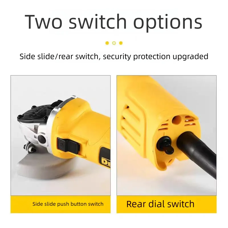 

DEWALT DWE8210S angle grinder, electric grinder, metal grinding and cutting machine